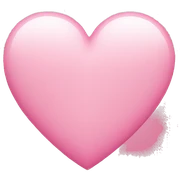 pink heart sticker