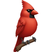 Cardinal sticker