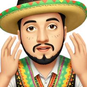 Fiestero with Sombrero sticker