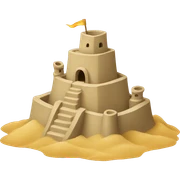 Sand castle  sticker