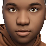 young man portrait looking at viewer sticker