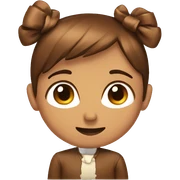brown bow sticker