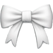 white bow sticker
