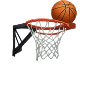 Basketball hoop sticker