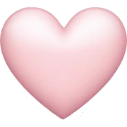 Light pink heart sticker