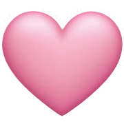 Pink heart sticker