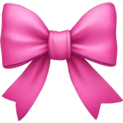 Pink bow sticker