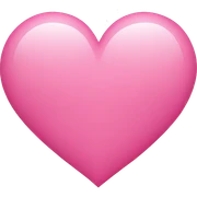 Heart pink sticker