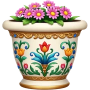 aesthetic flower pot sticker