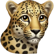 Leopard sticker