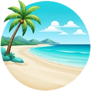beach sticker