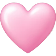 baby pink heart  sticker