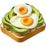 Avocado toast sticker