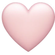 pastel pink heart sticker