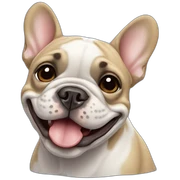 little-happy-French-bulldog sticker