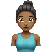 Girl wearing gym suit  sticker