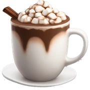 aesthetic hot chocolate sticker
