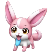 Sylveon-eating sticker
