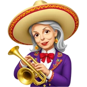 Mariachi Trumpet Player sticker