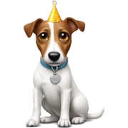 Jack Russel Birthday  sticker