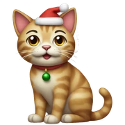Christmas cat  sticker