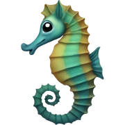 Seahorse sticker