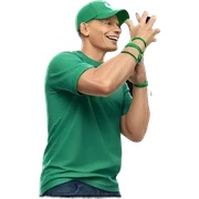 smiling boy in green shirt sticker