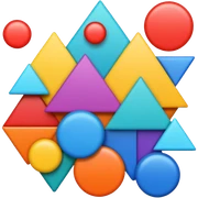 abstract art sticker