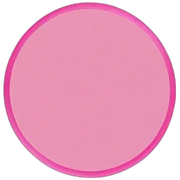 Pink circle sticker