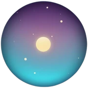Moon sticker