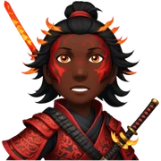 Fire-Wielding Samurai sticker