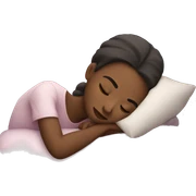 Sleep girl sticker