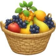 fruit basket sticker