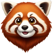  Red panda sticker