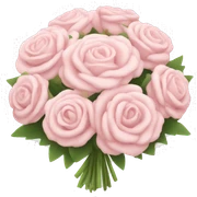 Light pink bouquet  sticker