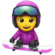 Snowboard sticker