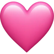 Pink heart sticker