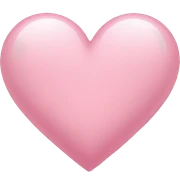 Light pink heart  sticker