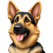 German shepherd  sticker