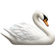 Swan sticker