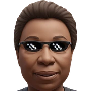 girl in sunglasses looking out sticker