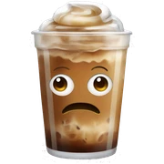Iced coffee sticker