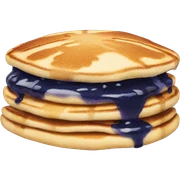 Blueberry pancakes  sticker