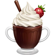 dubai chocolate strawberry cup sticker