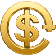 Money sign sticker