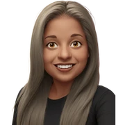 smiling girl with long hair sticker