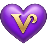 The golden Letter “y” inside a Purple Heart sticker