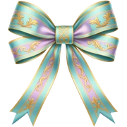 rococo ribbon  sticker