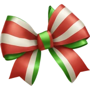Christmas bow  sticker