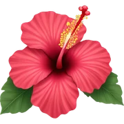 hibiscus  sticker